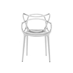 Kartell - Masters Chair 5864, Chrome - Silver - Matstolar - Plast