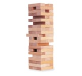 Eichhorn 100002466 Jeu d'empilage pour Toute la Famille, Tour d'équilibre, en Bois Non traité, 54 pièces, Convient aux Enfants à partir de 5 Ans