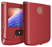 Grid Texture Case Slim Hard Shell Cover for Motorola RAZR 5G Flip Phone (2020)