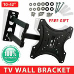 TV Wall Bracket Tilt Swivel For 10 15 20 23 25 30 32 38 40 42 Plasma LCD LED 3D
