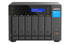 Qnap Tvs-h674 Nas Tower Intel® Core™ I5 I5-12400 32 Gb Ddr4 0 Tb Quts Hero Svart