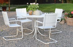 Skånska Möbelhuset Kivik matgrupp bord inkl. 4 stolar - Vit