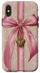 Coque pour iPhone X/XS Rose Bow Girl