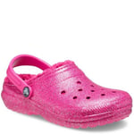 Crocs Childrens/Kids Glitter Lined Clogs - 2 UK