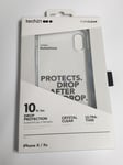 Tech21 Pure Clear Case for Apple iPhone X, Xs BulletShield Drop Protection Cover