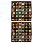 72 st Plast Dekorativa Kulor Snöflinga Fönsterklistermärken Julgran Hängande Dekorationer Julgran Hängande Blå 3X3CM Blue 3X3CM