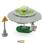 UFO Flying Saucer Alien | Kit Made With Real LEGO