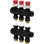 Uponor Vario PLUS-distributörer Q&amp;E ls 3x 17x2.0