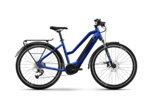 Haibike Trekking 4 Mid 500Wh M (48 cm) Blå Elcykel - Hybrid Elcykel