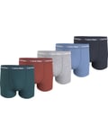 Calvin Klein Trunk 5-Pack M At Dp, Cr, Gry Ht, Be Ar Blu, Blr (Storlek S)