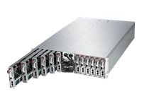 Supermicro Superserver 5038Ml-H12trf - 12 Noder - Kluster - Kan Monteras I Rack 3U - 1-Vägs - Ingen Cpu Upp Till - Ram 0 Gb - Ingen Hdd - Ast2400 - Gigabit Ethernet - Skärm: Ingen - Svart
