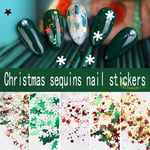 Christmas Decor Tips Snowflake Nails Sequins Nail Art Glitters G 3