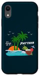Coque pour iPhone XR Pattaya Thaïlande Palmier Walking Street Souvenir GoGo Bar