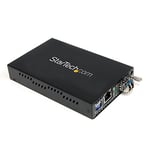 StarTech.com Convertisseur Ethernet Gigabit sur Fibre Optique MonoMode LC - 1000Mb/s - 40km (ET1000S40LC2)