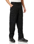 Regatta Homme Pantalon de Travail Homme Déperlant avec Poches Multiples Lined Action - Regular Trousers, Noir Noir, 34Wx31L (Large) EU