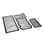 DEMciflex dust filter kit for Corsair 750D - black / black