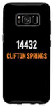 Coque pour Galaxy S8 Code postal 14432 Clifton Springs, déménagement vers 14432 Clifton Spri