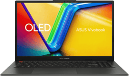 Asus Vivobook S 15 OLED K5504VN-MA106W, 15.6" 2.8K OLED, Intel Core i7-13700H, 16 GB, 1 TB PCIe SSD, Arc A350M, WiFi 6E, bakbelyst tangentbord, Win11