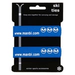 Manbi Pro 2cm Pair Of Velcr0 Ski Ties Atomic K2 Head Cable Tidy Luggage Strap (Blue)