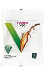 Hario V60 Coffee Filter Papers White 100 Sheets, Size 3-100pcs, Packaging may vary