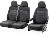 Bilklädsel i textil otoM Original Design 2+1 - Volkswagen T5 2003-2015 - VW - T5 transporter, T5 transporter 4-motion