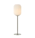 Cava bordlampe 55 cm - Stål/Opal hvit - B-vare