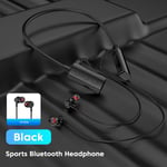 OLAF Nouveau Bluetooth 5.3 Écouteurs Casque Sans Fil Tour De Cou Sport Casque Gamer HIFI Stéréo Écouteurs Avec Micro Support TF Carte-Noir-Type A Bouchon D'oreille