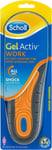 Scholl GelActiv Work Insoles for Women Shock Absorption Insoles One Size, Grey