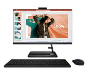 Lenovo IdeaCentre All-in-One 3 Écran Full HD 23,8" (Processeur Intel Core i3-1220P, 512 Go SSD, RAM 8 Go, DVD±RW, Windows 11, Wi-FI 6) + Clavier et Souris USB - Noir