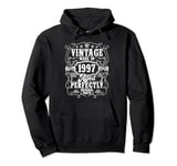 Vintage 1997 27th Birthday Decorations Men Women 27 Year Old Pullover Hoodie