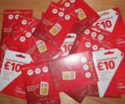 VODAFONE SIM CARD PAY AS YOU GO 3G 4G RED SIM CARD NEW UK VODAPHONE SIM VODA
