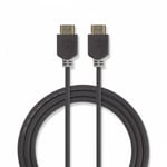 Nedis höghastighets HDMI-kabel med Ethernet, 7.5m returexemplar