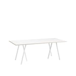 HAY - Loop Stand Table With Support White 200 x 92,5 cm - Vit - Matbord