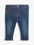 John Lewis Baby Stretch Denim Jeans, Blue