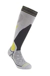 Bridgedale Men's Midweight Ski-Merino Endurance Socks, Light Grey/Graphite, L
