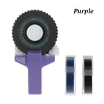 Mini Label Printer 3d Embossed Letters Purple