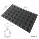 IFMGJK Silicone Bun Bread Forms Non Stick Baking Sheets Perforated Hamburger Molds Muffin Pan Tray (Color : GB022)