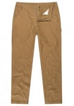 Vintage Industries Loose fit worker style byxor (38,Dark Tan)