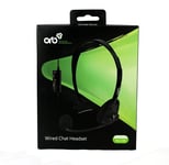 Orb Wired Chat Headset For Xbox 360