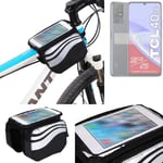 For TCL 40 SE bike frame bag bicycle mount smartphone holder top tube crossbar b