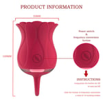 Pleasure Air Red Rose Clitoral Suction Stimulator