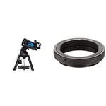 Celestron 22204 5 Inch AstroFi Scmidt-Cassegrain Telescope - Black & 93402 T-Ring Adapter for Nikon Digital Cameras, Black