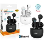 Trade Shop - Set Double Headset Bluetooth Mini Headset With Charging Box Tws77 Pop Up Touch