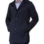 New Hugo BOSS mens blue designer overcoat suit jacket coat 40R Large £349