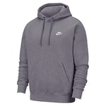 Nike M NSW Club Hoodie PO BB Sweat-Shirt Homme, Charcoal Heathr/Anthracite/(White), FR : 3XL (Taille Fabricant : 3XL)