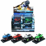 Mini ATV med ljus & ljus, 10 cm