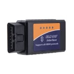 OBD2 Felkodsläsare ELM327 Bildiagnostik med Bluetooth Svart