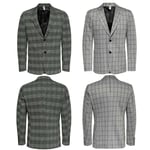 Only & Sons Mens Tweed Blazer Regular Fit Smart Casual Formal Coat Dinner Jacket