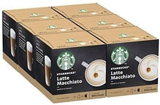 STARBUCKS Latte Macchiato By Nescafe Dolce Gusto Coffee Pods, 12 Capsules (Pack