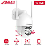 5MP HD IP Camera Wireless Outdoor CCTV PTZ 2-way Audio WiFi Smart Home Security